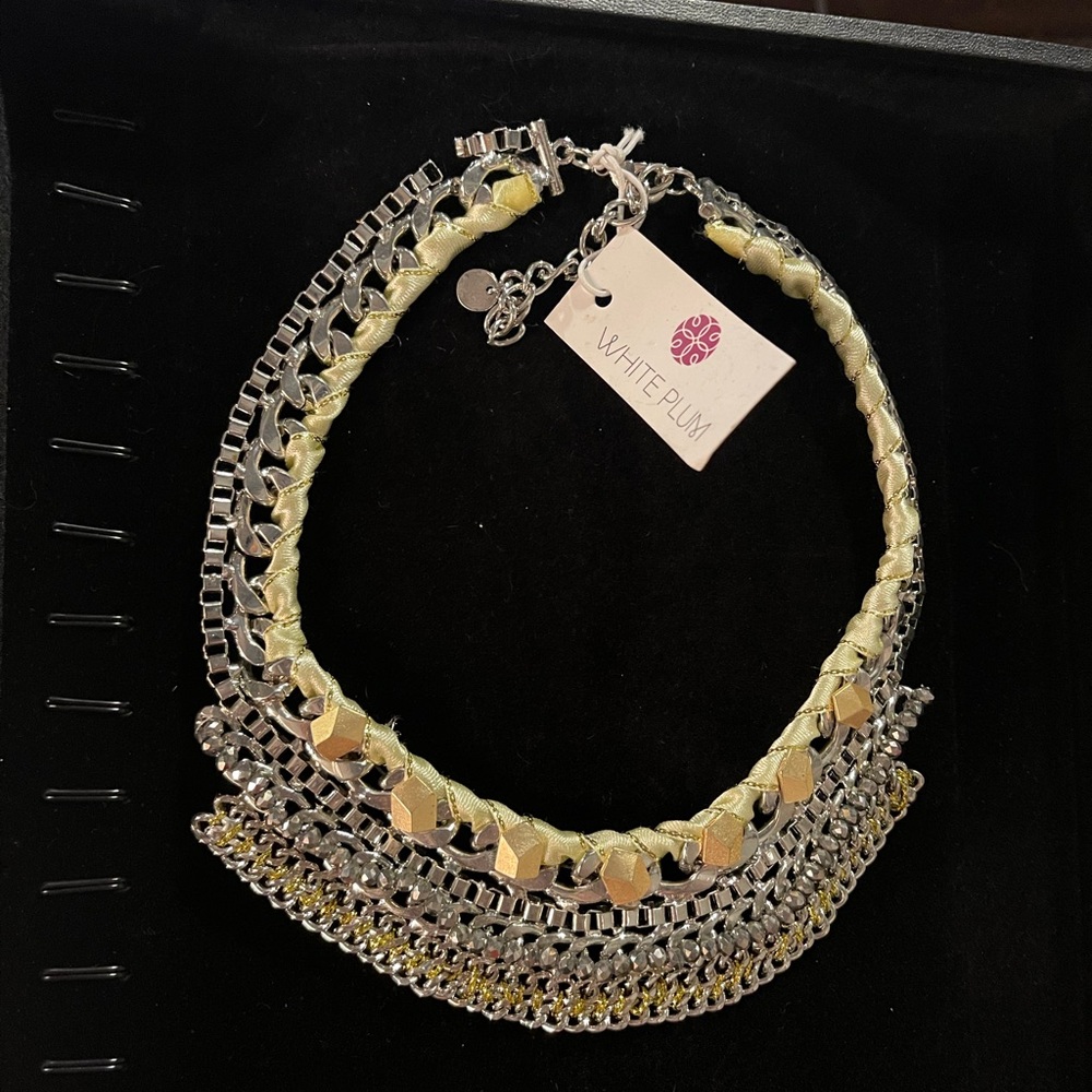Silver and Gold Layered Necklace